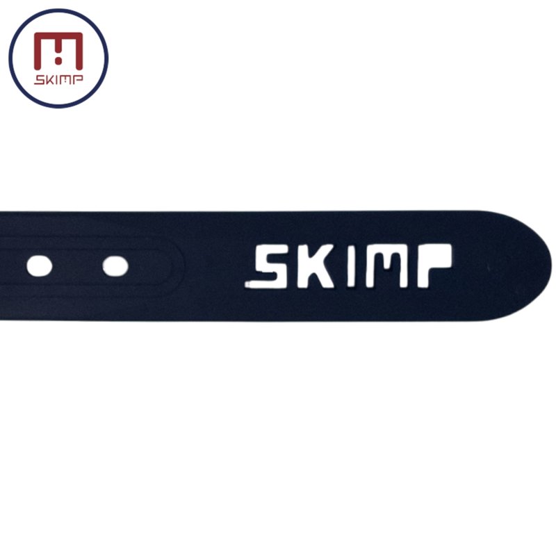 画像1: SKIMP シリコンラバーベルト ※帯のみ 単品販売 長さ約135cm 幅約3.4cm【紺 ダークブルー】 (1)