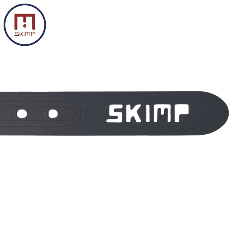 画像1: SKIMP シリコンラバーベルト ※帯のみ 単品販売 長さ約135cm 幅約3.4cm【濃灰色 ダークグレー】 (1)