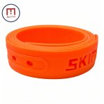 ゴルフ ベルト オレンジ シリコンベルト 防水　SKIMP　洗える