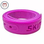 ゴルフベルト赤 SKIMP シリコンベルト パープル 紫