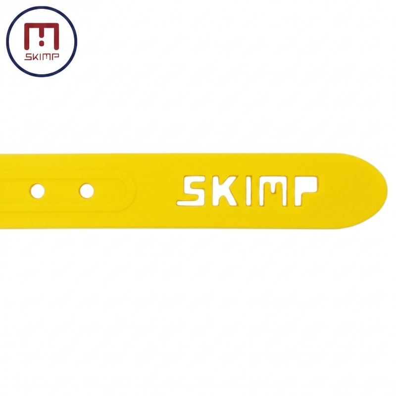 SKIMP シリコンラバーベルト　イエロー 黄色 人気のゴルフベルト