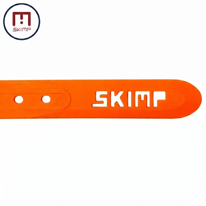 ゴルフ ベルト オレンジ シリコンベルト 防水　SKIMP