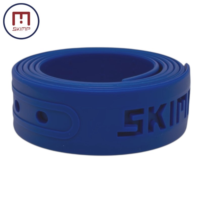 画像2: SKIMP シリコンラバーベルト ※帯のみ 単品販売 長さ約135cm 幅約3.4cm メール便可【青 ネイビー】 (2)