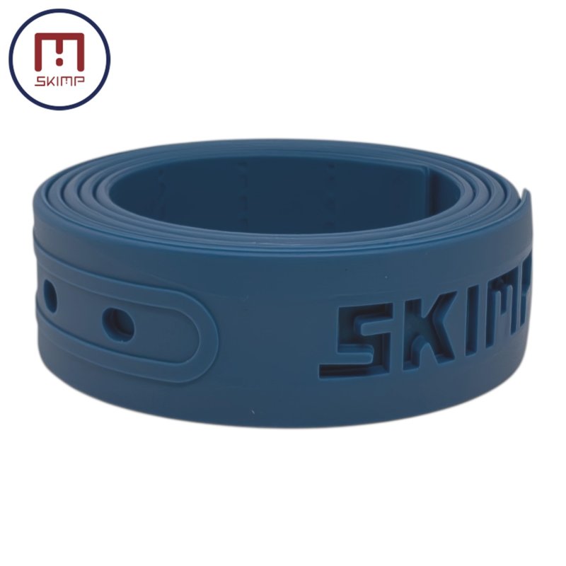 画像2: SKIMP シリコンラバーベルト ※帯のみ 単品販売 長さ約135cm 幅約3.4cm メール便可【青 オールドブルー】 (2)