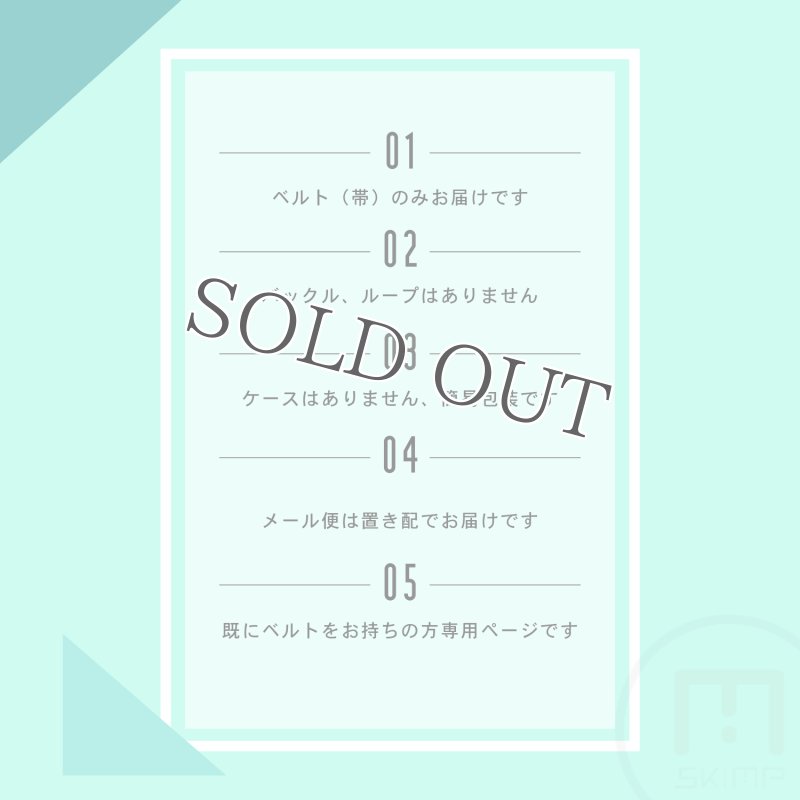 画像3: SKIMP シリコンラバーベルト ※帯のみ 単品販売 長さ約135cm 幅約3.4cm メール便可【茶 ブラウン】 (3)