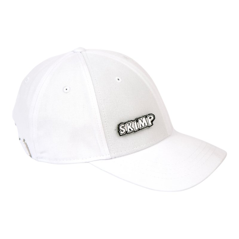 SKIMP 帽子 パッチ付【白 ホワイト】