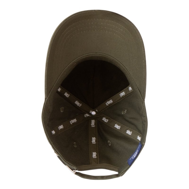 SKIMP 帽子 パッチ付【緑 カーキ】