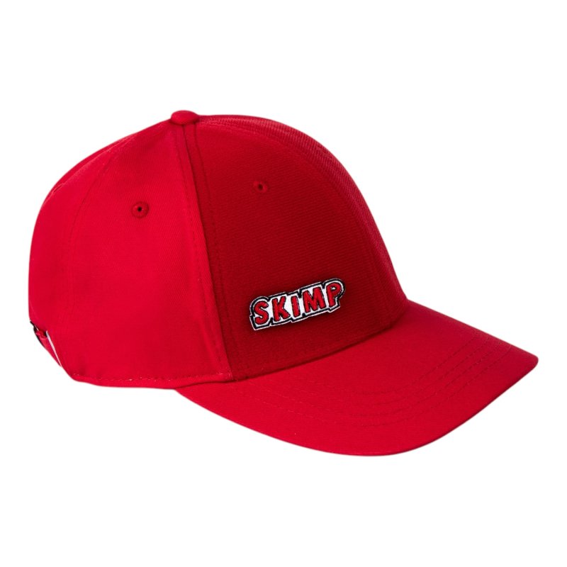 SKIMP 帽子 パッチ付【赤 レッド】