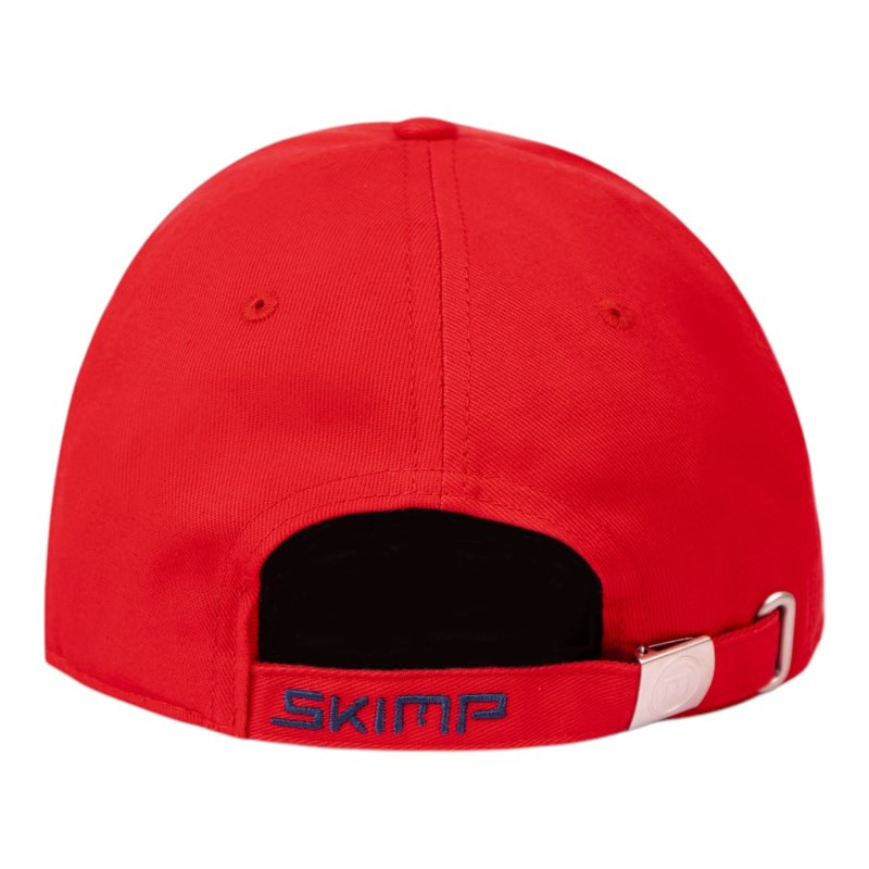 SKIMP 帽子 パッチ付【赤 レッド】