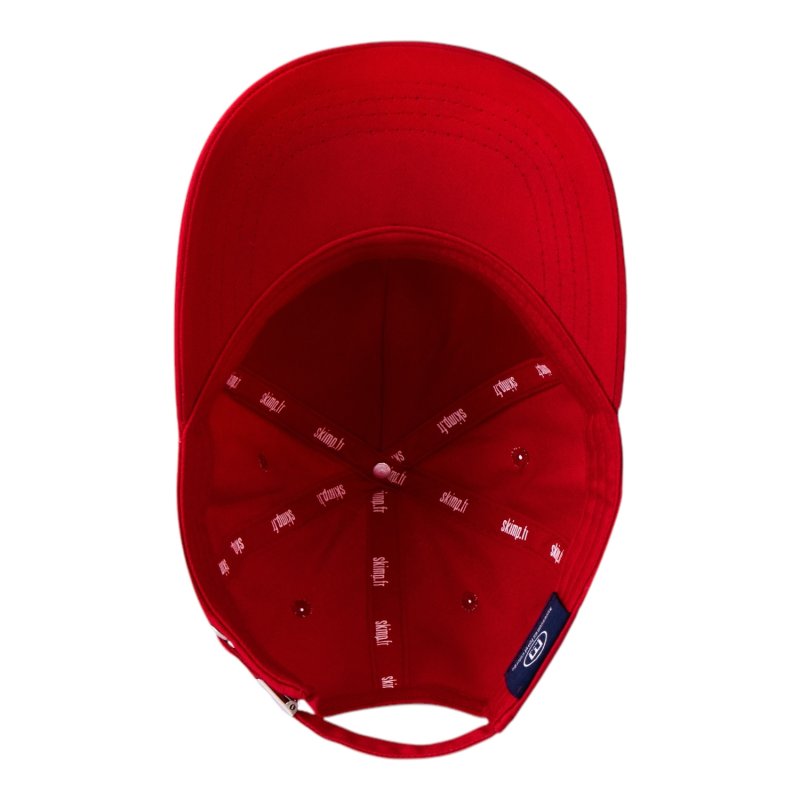 SKIMP 帽子 パッチ付【赤 レッド】