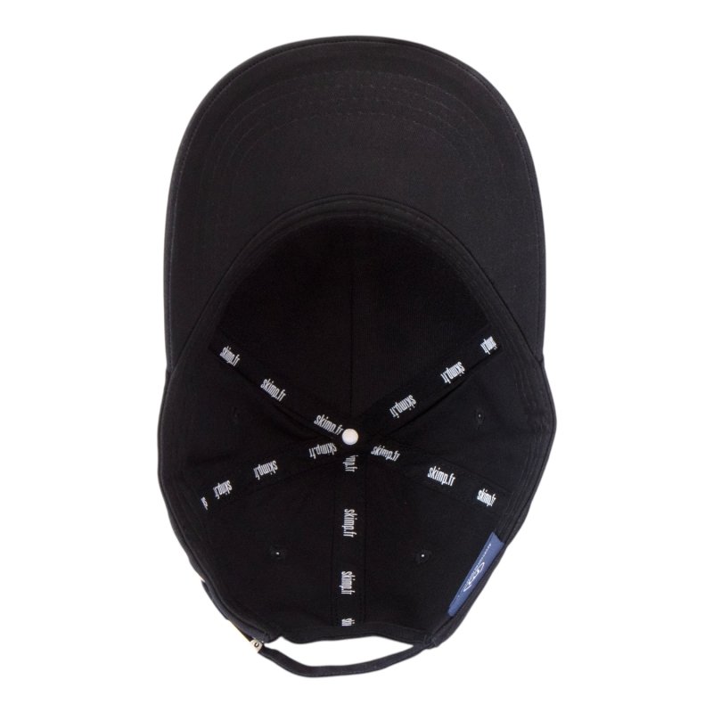SKIMP 帽子 パッチ付【黒 ブラック】