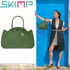 ウェットスーツ素材バッグ SKIMP アーミーグリーン (緑）