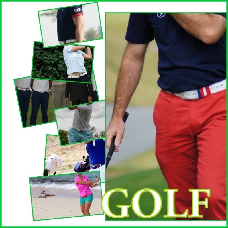 ゴルフコーデ ゴルフベルト SKIMP