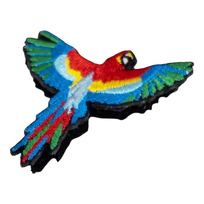 SKIMP帽子用 パッチ【オウム】