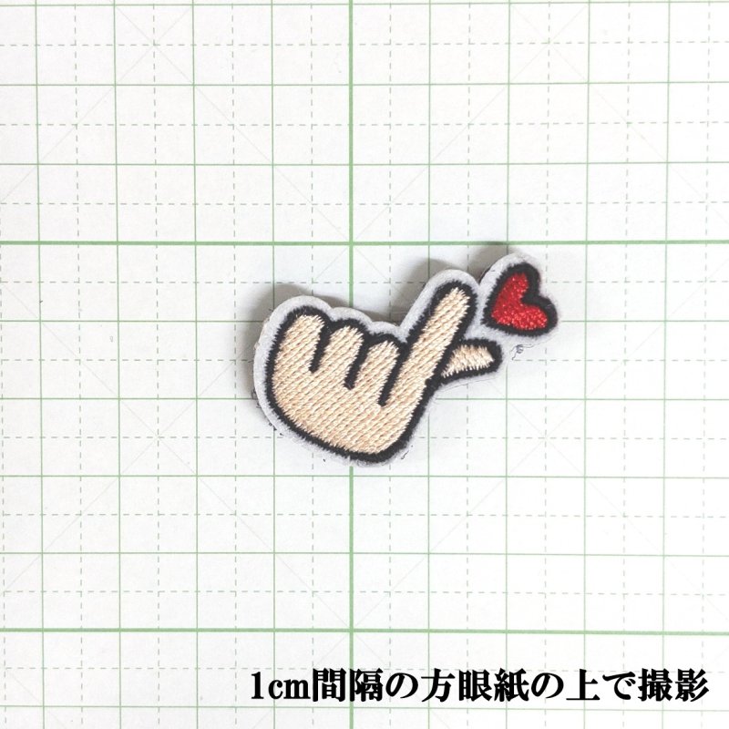 画像3: SKIMP帽子用 パッチ【愛を込めたハンド】 (3)