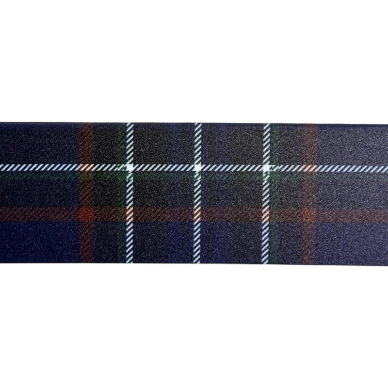 画像3: SKIMP プリントベルト メンズ レディース 長さ約140cm 幅約3.4cm【ブルー・スコティッシュ】 (3)