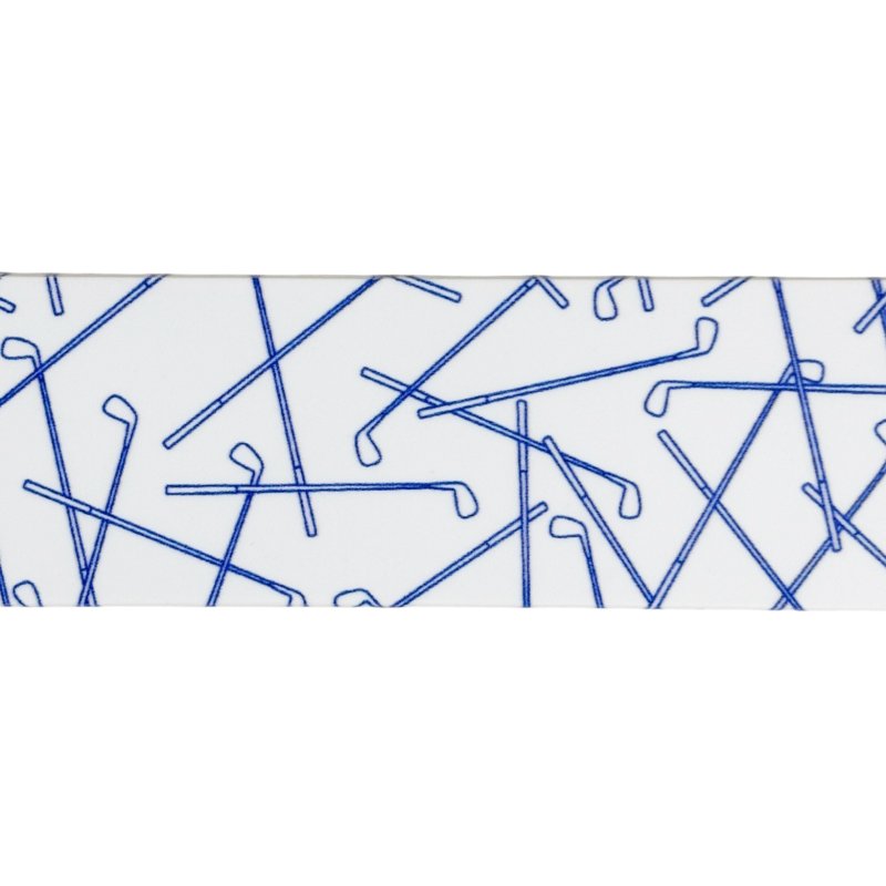 画像3: SKIMP プリントベルト メンズ レディース 長さ約140cm 幅約3.4cm【スイングブルー】 (3)