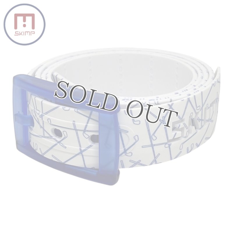 画像2: SKIMP プリントベルト メンズ レディース 長さ約140cm 幅約3.4cm【スイングブルー】 (2)