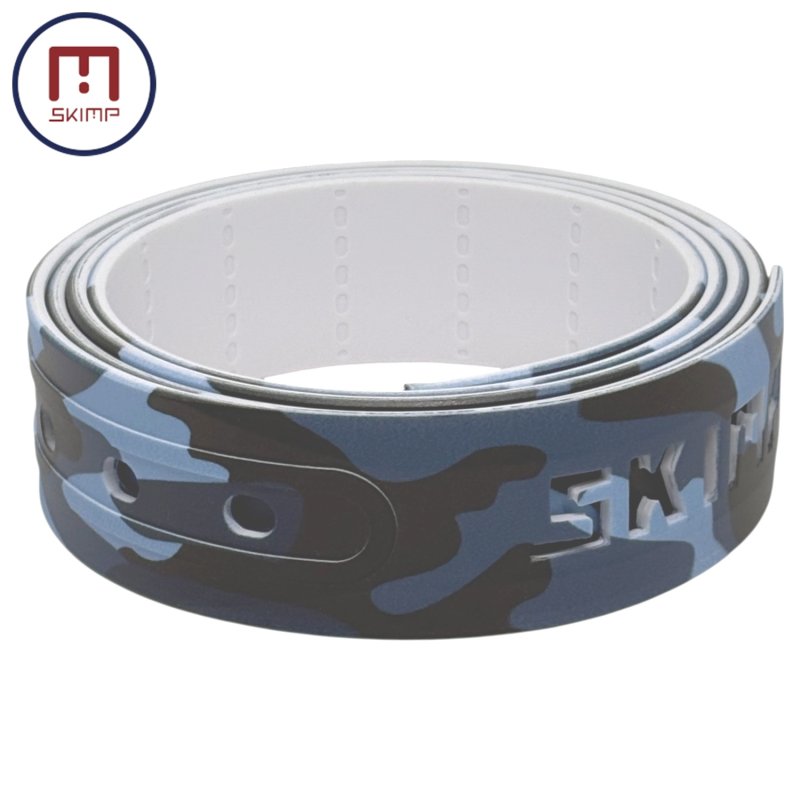 画像2: SKIMP プリントベルト ※帯のみ 単品販売 長さ約140cm 幅約3.4cmメール便可【迷彩ブルー】 (2)