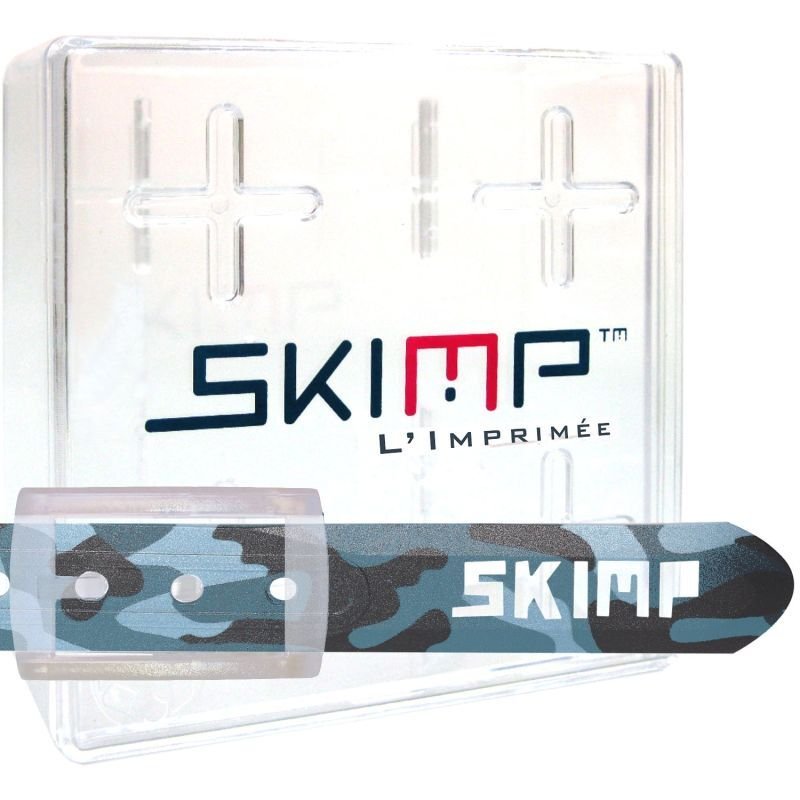 SKIMPラバーベルト迷彩ブルー