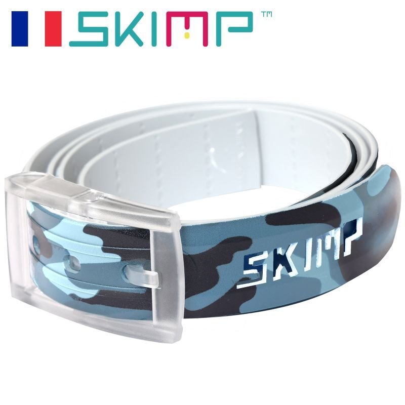 SKIMPプリントベルト迷彩ブルー