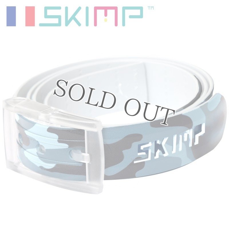 SKIMPプリントベルト迷彩ブルー
