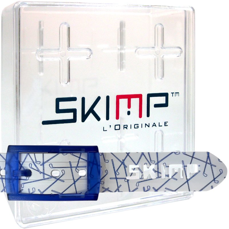 画像1: SKIMP プリントベルト メンズ レディース 長さ約140cm 幅約3.4cm【スイングブルー】 (1)