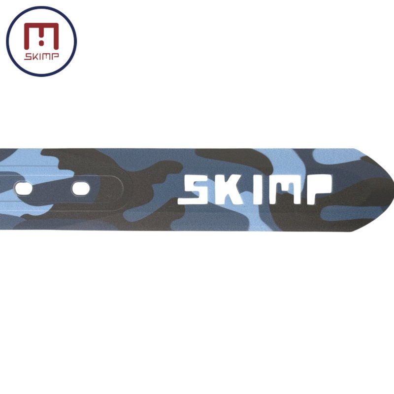 画像1: SKIMP プリントベルト ※帯のみ 単品販売 長さ約140cm 幅約3.4cmメール便可【迷彩ブルー】 (1)