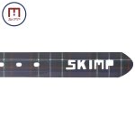 画像1: SKIMP プリントベルト ※帯のみ 単品販売 長さ約140cm 幅約3.4cmメール便可【ブルー・スコティッシュ】 (1)