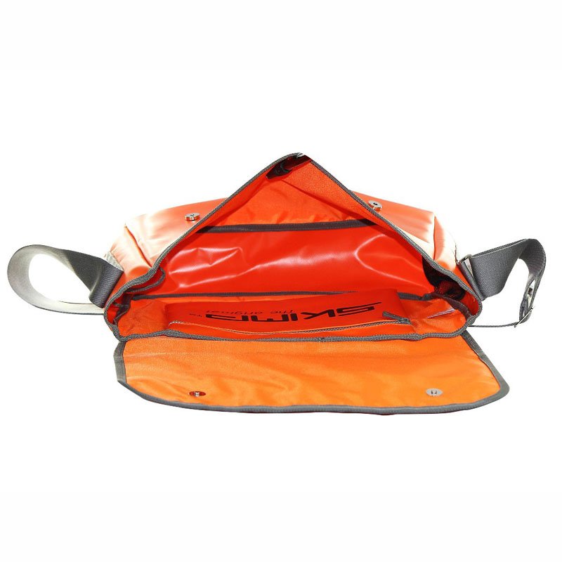 メッセンジャーバッグ ショルダーバッグ 通学 スポーツ 自転車 防水 斜めがけかばん A4 フランスブランド SKIMP BAG Messager  オレンジ (橙色)